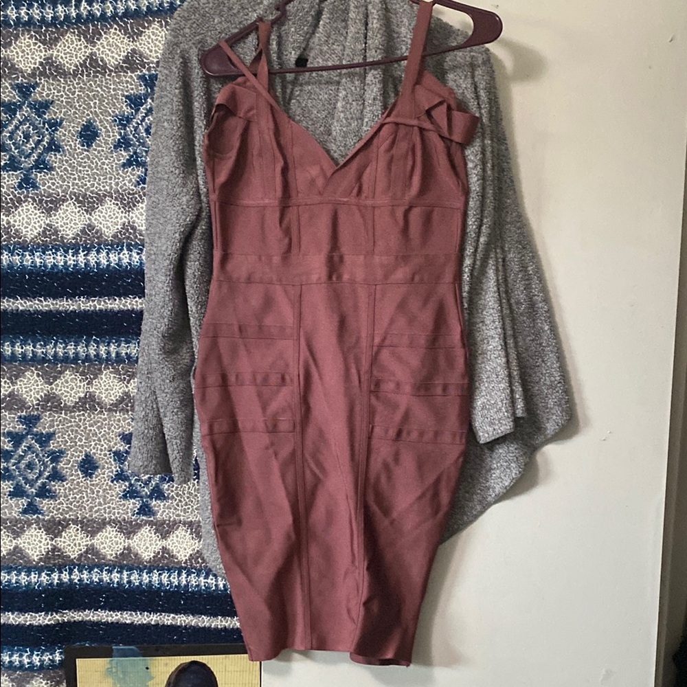 Elegant Mauve Dress